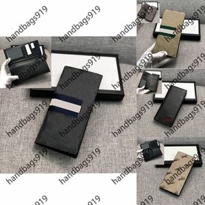 Portfele Mężczyźni Kobiety Long Brak Zipper Skórzane Portmonetki Moda All-Mecz Ladies Business Hurtownie Retro Lattice Casual i Koreański Styl Purse Drukowanie wzór