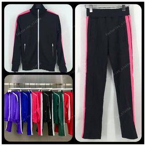 Yeni Mens Womens Eşofman Tişörtü Takım Elbise Erkekler Parça Ter Suit Mont Adam Tasarımcılar Ceketler Hoodies Pantolon Tişörtü Spor Beyaz Şerit Yan Şerit 21ss