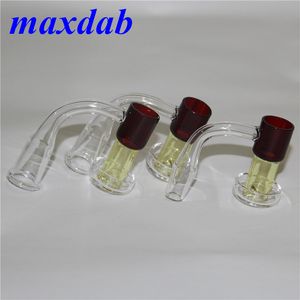 Colorful Terp Vacuum smoking Banger OD 25mm Quartz Nail 14mm 18mm Femmina Maschio Domeless Bangers Oil Nails Dab Tool