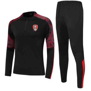 Rotherham United F.C Kids Size 4Xs till 2xl Leisure Tracksuits Set Män utomhussportdräkter hemsatser Jackor Pant sportkläder kostym