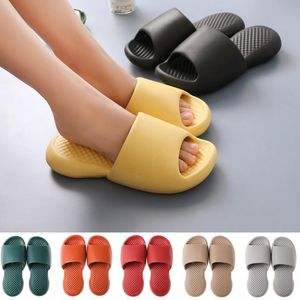 Slippers Super Soft And Thick Plastic With Soles For Women's Summer Indoor Home Odorless Bathroom