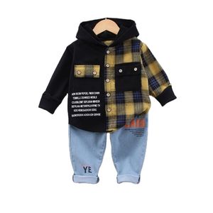 Spring Children Fashion Clothes Baby Boy Girls Caartoon Shirt Pants 2Pcs/sets Kids Infant Clothing Toddler Casual Sportswear 211025