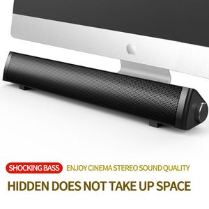 SoundBar TV AUX USB Wired and Wireless Bluetooth Home Theater Surround Sound with Built-in Stereo Subwoofer TV/PC/Phone