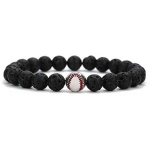 2021 Hot elegante pulseira ajustável cobre Baseball Charme pulseira para homens