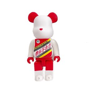 Nuovo blocco di costruzione violento orso bearbrick Maotai 400% film coreano gioco smalto bambola fatta a mano tendenza ornamento regalo per bambini 28 cm