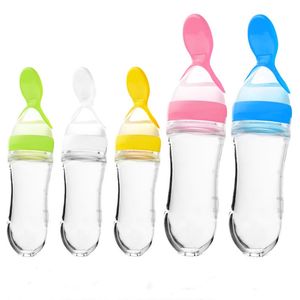 Toddler Silica Gel Feeding Bottle Spoon Food Supplement Rice Cereal Bottle Baby Infant Newborn Baby Feeding Bottle 343 Y2