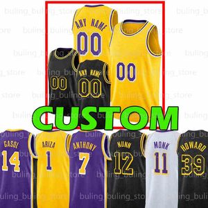 Marc 14 Gasol Kendrick 12 Nunn Koszykówka Jersey Trevor 1 Ariza Los Dwight Rajon Howard Angeles Malik Kent Monk Bazemore 4 Rondo Wayne Chaundee Ellington Brown Reages