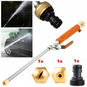 Attrezzature per l'irrigazione Drop Car Pistola ad acqua ad alta pressione Power Jet Garden Washer Hose Bacchetta Ugello Spruzzatore Spray Sprinkler Strumento di pulizia