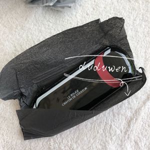 24X8cm C fashion glossy classic sationery case zipper makeup storage bag office lipstick sundries pen pencil bags VIP