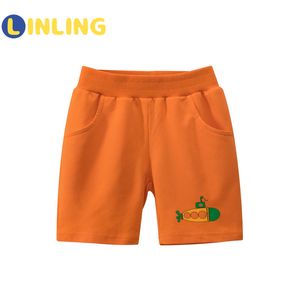 Lingling wysokiej jakości bawełniane spodenki dzieci lato cienkie spodnie plażowe spodnie dla dzieci chłopcy sportowe ubrania 2-10y odzież dziecięca P98 210308