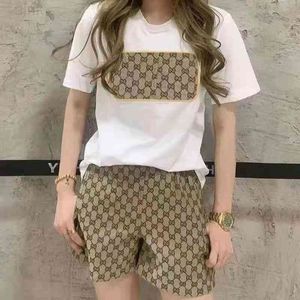 2023 Factory Wholesale New Casual fashion sportswear short sleeve shorts loose Korean version
