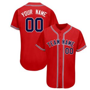 Custom Men Baseball 100% Ed Any Number and Team Names, If Make Jersey Pls Add Remarks in Order S-3XL 031