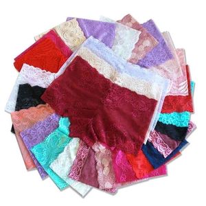 Kvinnors 10st/packbyxor underkläder slumpmässiga damer spetsar bekväm sexig färg stor storlek s m l xl 2xl 3xl 210730 x 2x 3x