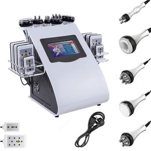 NEWSET 6IN1 Ultraljud Kavitation RF-diod Lipo Laser Slimming Vakuumkropp Anti Cellullite Radiofrekvens Fettförlust Skönhetsutrustning