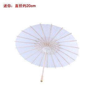 bridal wedding parasols White paper umbrellas Chinese mini craft umbrella 4 Diameter 20 30 40 60cm wedding umbrellas for wholesale 642 S2