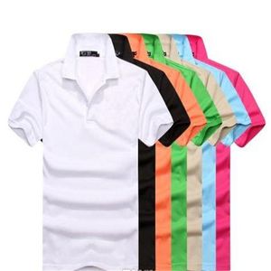 2019 Spring Tee T-Shirt Designer Polo Shirts High Street Embroidery big horse crocodile Printing Clothing Mens Polo Shirt