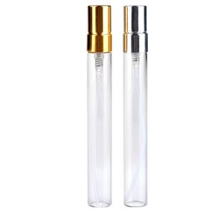 Flacone di profumo in vetro da 10 ml Bottiglie spray riutilizzabili vuote Piccolo atomizzatore di profumo Fiale per campioni di profumo Flacone di vetro di prova