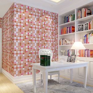 Premium Mozaika Samoprzylepna Naklejka Tapeta PVC 2D Wodoodporna Olejna ceramiczna Home Decor Kuchnia Łazienka Wall Paper V5