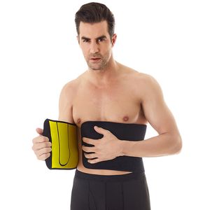 Unisex neopren svett midja bälten bantning bälte fitness träning bastu band för gym sport yoga body shapers med telefonficka