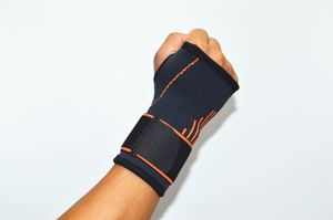 Pulseira esportes segurança ajustável suporte de pulso ginásio carpo túnel badminton tênis banda de pulso envoltório bandage bracers