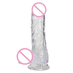 Nxy Dildos Dongs Artificial Realistic Silicone Penis Big Soft Plastic Dildo for Women Adult Sex Toys 0106