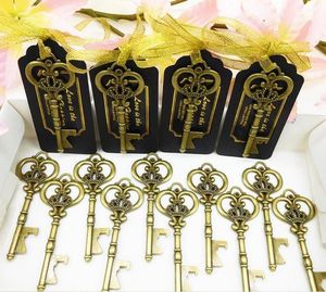 Wholesale wedding gifts for kitchen for sale - Group buy Key Bottle Opener With Tags Zinc Alloy Beer Open Wedding Gift Kitchen Tool Accessories Special Events Party Supplies