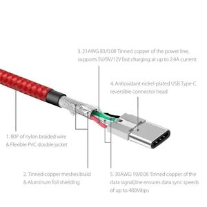 Handykabel USB Typ C Datensynchronisierungs-Schnellladekabel für Allview X3 Soul Plus für Moto Z Droid Edition Z Force Droid