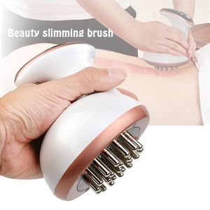 Mini handhållen RF Ultraljudskropps bantning Massager Ems Beauty Device LED midjebuk Skin åtdragningsmaskin