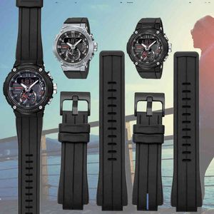 Silikonarmband für GSHOCK Herren-Kettenzubehör GST-B200 GST-B200D-Serie Wasserdichtes Harz-Silikon-Uhrenarmband