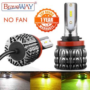 BRAVEWAY 10000LM H7-strålkastare HI / LO Beam Light Lampor 9005 9006 HB3 BH4 AUTO LAMPS H1 12V H11 H3 LED-lampa