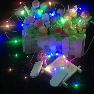 Wholesale pumpkins for halloween for sale - Group buy LED Strings Fairy Lighting Battery Operated FT LEDs Copper Wire Firefly Light Mini Starry String Lights for Wedding Centerpieces CRESTECH