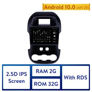 Android 10.0 9 inch RDS Car dvd Radio GPS Multimedia Unit Player For Ford Ranger 2011-2014 with 2GB RAM 32GB ROM