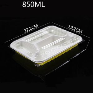 Disposable Take Out Containers Lunch Box Microwavable Supplies 3 Or 4 Reusable Plastic Food Storage Containers With Lids HHC6640