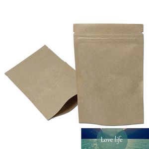 50 шт. / Лот Стенд UP Kraft Paper Bage Bage Build Reazealable Reasable Doypack Swear Notch Food Snour Coffee Pack Pack Pack