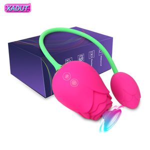 Sex Egg bullets Rose Toys For Women Clitoris Stimulator Vibrating Love Mighty Tepel Vacuum Sucker Vibrator Women's Goods for Adults 18 0928