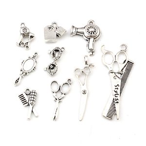 90Pcs Antique Silver Alloy Scissors Charms Pendants For Jewelry Making Bracelet Necklace DIY Accessories A-662