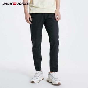 JackJones Men's Ankle-length Cotton Linen Fabric Casual Pants Basic Trousers 219114542 X0615