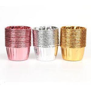 Muffin Paper Cups Golden Cupcake Wrapper Liner Round Forms For Cup Cake Baking Decoration Tools,3000pcs