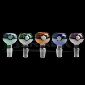 Beracky 14mm 18mm Male Glass Smoking Bowl Colored Unique Heady Glass Bowl Bong Bowl Piece For Tobacco Glass Water Pipes Dab Oil Rigs