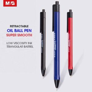 Ballpoint Pens Andstal 40pcs/lot Super Smooth Oil Pen 0.7mm M&G Blue Black Red Ball Point For School Office Supplies Balpen