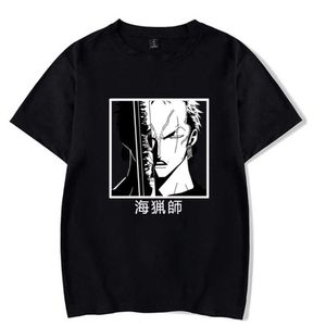 ユニエックスアニメワンピース半袖OネックルーズプリントアニメTシャツY0809