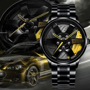 Meibo Fashion Sport Orologio da uomo 2021 Nuovo orologio da polso al quarzo in acciaio inossidabile per uomo Orologio da uomo Cool Gift Nero reloj hombre G1022