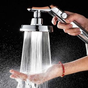 Bathroom Adjustable Head Hand High Pressure Saving One Button To Stop Water Shower Heads E11795 210309