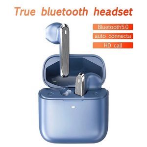 J58 TWS Wireless Earphones 5.0 Bluetooth Headset Call HD Sound HIFI Bass Auto Play Mini Headphones with Charging Cable Box