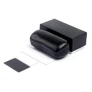 أزياء 24 ألوان للاختيار من بين العلامة التجارية Sunglasses Box Designer Case for Men Eyeglasses Soft Hard Hard Shell الأصلي المتاحة في إطار بصري متعدد الرجعية