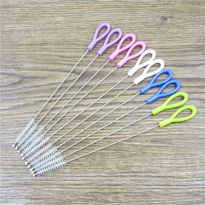 Baby Milk Bottle Brush Drink Water Cup Straw Brush Cleaner Tool Color Random delivery Baby Shower Gift