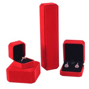 Jewelry Box Set Ring Earrings Bracelet Necklace Jewelry Collection Organizer Holder Wedding Gift Packing Boxes Cases