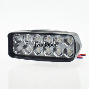 Reflektory motocyklowe LED 18W 12 V Super jasne reflektory Skuter Lampa pomocnicza Moto Fog Spot Lights 1800LM Motorbike Headlamp Samochód