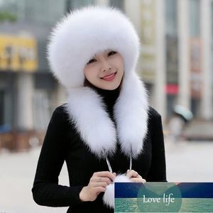 women winter The extra length of hat with fur surround can be used as a scarf hung on the back cover chain, dome Mongolia Factory price expert design Quality Latest Style