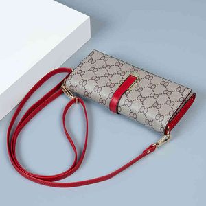 nuovo portafoglio mobile borsa per carte femminile integrata semplice borsa a tracolla a tracolla multifunzionale borsa zero